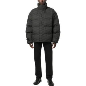 Pufferová bundy BB Monogram „Black“ 681885TML331269