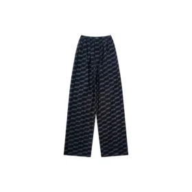 Pyžamové kalhoty BB Monogram „Black Grey“ 658883TML361269