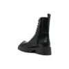 Rhino 25 mm Kozačky s šněrováním, „Black Smooth Calfskin“ 712638WBB501000