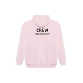 Růžové tričko s kulatým výstřihem a potiskem písmen abecedy 578135TIV751900