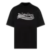 Ručně kreslené tričko Balenciaga „Black“ 641675TNVE71197