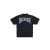 Ručně malované tričko, střední střih „Black Faded“ 764235TPVU41569