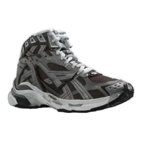 Runner High Top Tenisky „šedá nylonová tkanina připomínající semiš“ 695764W3RH31891