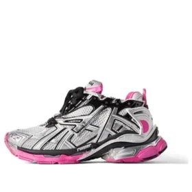 Runner Tenisky „Silver White Pink Mesh and Nylon“ 677402W3RBW9155