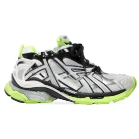 Runner Tenisky „White Black and Neon Yellow Mesh and Nylon“ 677403W3RBP1093