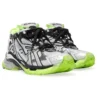 Runner Tenisky „White Black and Neon Yellow Mesh and Nylon“ 677403W3RBP1093