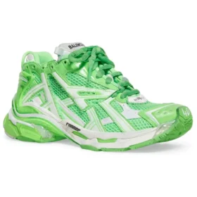 Runner Tenisky „White Fluo Green Mesh and Nylon“ 677403W3RBM3590