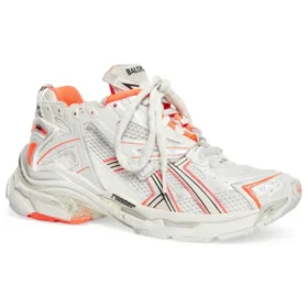 Runner Tenisky „White Fluo Orange Mesh and Nylon“ 677402W3RBM9770