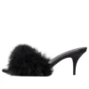 Sandály Boudoir 70 mm „Black Feathers“ 787447W0WMQ1000