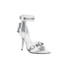 Sandály Cagole 110 mm „White Arena Lambskin“ 743057WAD4E9081
