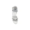 Sandály Cagole 110 mm „White Arena Lambskin“ 743057WAD4E9081