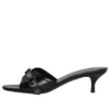 Sandály Cagole 50 mm „Black Arena Lambskin“ 694350WAD4E1081