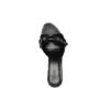 Sandály Cagole 50 mm „Black Arena Lambskin“ 694350WAD4E1081