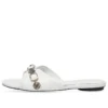 Sandály Cagole „White Arena Lambskin“ 694342WAD4E9081