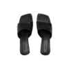 Sandály Duty Free 60 mm „Black Shiny Soft Sheepskin“ 787303WBCW01000