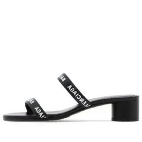 Sandály Round 40 mm „Black“ 695000WCAE11090