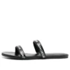 Sandály s logem „Calf Black“ 694999WCAE11090