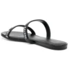 Sandály s logem „Calf Black“ 694999WCAE11090
