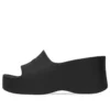 Sandály s masivním klínovým podpatkem „Black Rubber“ 737923W1S891000