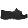 Sandály s masivním klínovým podpatkem „Black Rubber“ 737923W1S891000