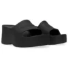 Sandály s masivním klínovým podpatkem „Black Rubber“ 737923W1S891000