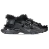 Sandály Track „Fake Fur Black“ 668560W3CQ31000