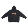 SBalenciaga Mikiny s kapucí Metallica Oversized Fit „Black Orange“ 697879TMV891055