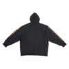 SBalenciaga Mikiny s kapucí Metallica Oversized Fit „Black Orange“ 697879TMV891055
