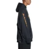 SBalenciaga Mikiny s kapucí Metallica Oversized Fit „Black Orange“ 697879TMV891055