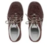 Semišové tenisky Hamptons „Dark Brown Grey“ 841765WHPSU2290WHITE