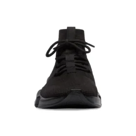 Speed Lace Up Sneakers „Černý recyklovaný úplet a černá podrážka“ 587289W2DB11013