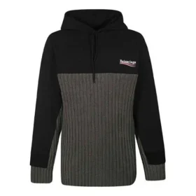 Sportovní mikina s kapucí a nášivkou Cola „Black“ 621069T31754088