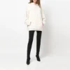 Sportovní oversized mikina s kapucí se stahovací šňůrkou „White“ 600583TLVA19080