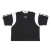 Sportovní tričko B s volným střihem „Black White“ 699182TMVC41070