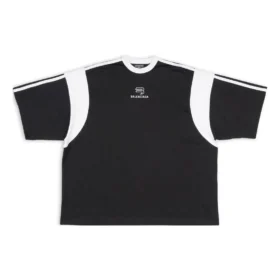 Sportovní tričko B s volným střihem „Black White“ 699182TMVC41070