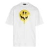 SS21 Drip Peace, volný střih, potisk úsměvu, ležérní, GS, bílé 641675TKVA18639