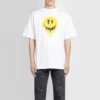 SS21 Drip Peace, volný střih, potisk úsměvu, ležérní, GS, bílé 641675TKVA18639