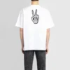 SS21 Drip Peace, volný střih, potisk úsměvu, ležérní, GS, bílé 641675TKVA18639