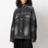 SS21 Logo Casual jednobarevná bunda s dlouhými rukávy, černá 620746TIW435720