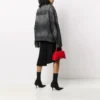 SS21 Logo Casual jednobarevná bunda s dlouhými rukávy, černá 620746TIW435720