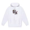 SS21 Unisex bílé tenisky s malým kresleným potiskem 578135TJVE69000