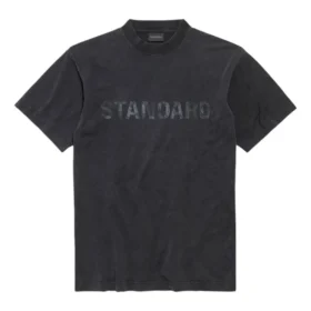 Standardní tričko s klasickým střihem „Black Faded“ 850261TTVC71041