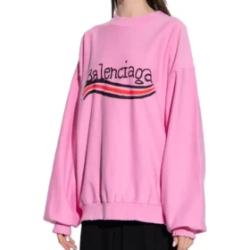 Svetř s logem FW23 „Pink“ 720462TNVE81715