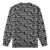 Svetr Balenciaga Paris s intarzií po celé ploše „Black White“ 599826T31701070