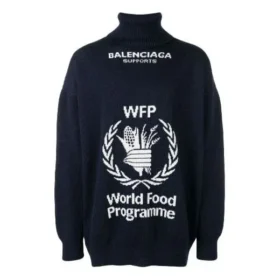 Svetr Balenciaga x World Food Programme „Navy White“ 542703T15074177