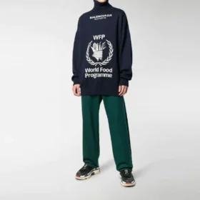 Svetr Balenciaga x World Food Programme „Navy White“ 542703T15074177