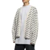 Svetr s celoplošným logem „Chalky White Black“ 736248T32339054