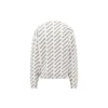 Svetr s celoplošným logem „White Black“ 736247T32339054