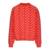 Svetr s kulatým výstřihem a celoplošným logem „Red White“ 702952T32336090