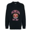 Svetr s kulatým výstřihem a logem Est. 1917 „černý“ 675267T32178065